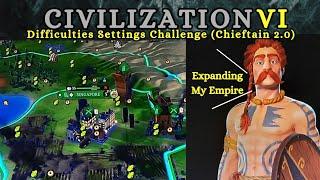 Civ 6 Ambiorix, Gallic Empire In My Difficulty Challenge (Chieftain)