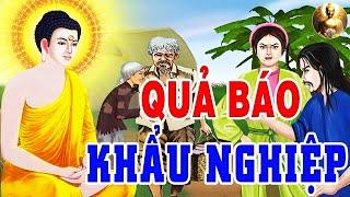 Luật Nhân Quả Không Bỏ Sót Một Ai, QUẢ BÁO KHẨU NGHIỆP - Miệng Nói Lời Cay Độc Phải Chịu Quả Báo