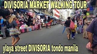 ylaya street divisoria walking tour @marcelobutacvlog