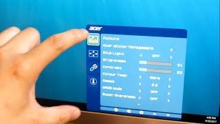 Acer H277HU 27" Monitor | Complete Menu Options OSD