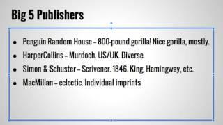 Major English-Language Publishing Houses (aka “The Big 5”)