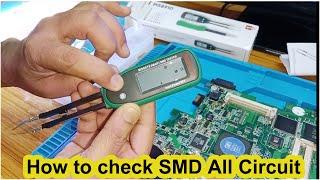 How to check SMD All Circuit with Smart SMD Tester  checking components #smdtester#smartsmdtester