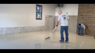 How To Install A Polyaspartic 3 Coat system with With Epoxy Primer And Basecoat