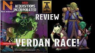 The Verdan, a new race from Acquisitions Incorporated | Nerd Immersion