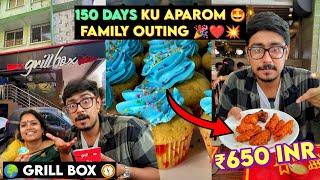 150 Days  ku Aparom BBQ ️ விருந்து  | Grill Box, Mylapore - Peppa Foodie 