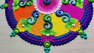 #1227 Satisfying rangoli video || satisfying video || Sand art