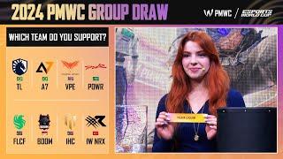 2024 PMWC x EWC Group Draw | PUBG MOBILE WORLD CUP x ESPORTS WORLD CUP