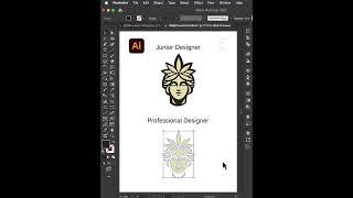 How to create a paper cutout effect in Adobe Illustrator#illustrator #adobeillustrator #design #logo