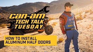 Tech Talk Tuesday | How to install Aluminum Half Doors for Maverick X3