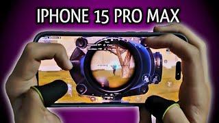 IPHONE 15 PRO MAX  PUBG MOBILE 4-FINGERS CLAW HANDCAM