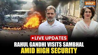 Sambhal Violence Row LIVE: Rahul Gandhi, Priyanka on way to Sambhal, stopped at Ghazipur border