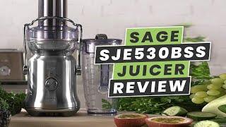 Sage the Nutri Juicer Cold Plus SJE530BSS Centrifugal Juicer | Juicer Review