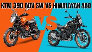 390 ADV RALLY VS Himalayan 450 | Ride Review | Which Is The Better Machine? KTM VS Royal Enfield