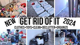 CLEAN DECLUTTER ORGANIZE, Tips for New Year 2024 Reset, Kids declutter with me, Speed Clean