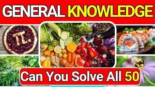 General Knowledge Quiz Trivia 47 | Can You Answer All 50 Questions Correctly? 2024