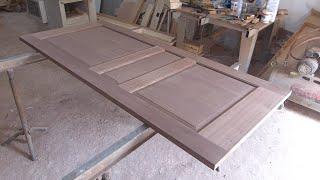 Creative solid wood door making in easy way