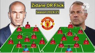 Zidane OR Flick !! Manchester United Potential Line Up Next Season With New Manager