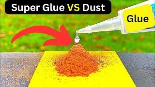 Chemical reaction of super glue and saw dust / First aid for damaged wood [Woodworking Tips]