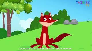 Story for kids  The wise cock and wicked fox and The fox and a crane   Twinkle Tv