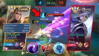 LANCELOT VS PRO LING!! | INTENSE EPIC COMEBACK MATCH IN SOLO RANK! | WHO WILL WIN? - MLBB