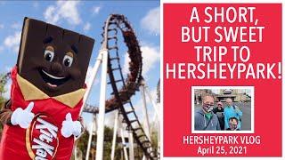 A Short, But Sweet Trip To Hersheypark! Meeting Mr. Coaster, Howler & More! HP Vlog: April 25, 2021