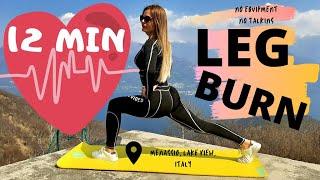 12 MIN LEG BURN CARDIO + WORKOUT Menaggio Lake View ITALY CHRISTINA CHISLOVA