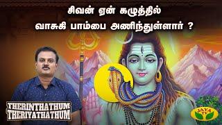 Hidden Story Of Vasuki Snake | Vasuki Snake | Therinthathum Theriyathathum | Jaya TV