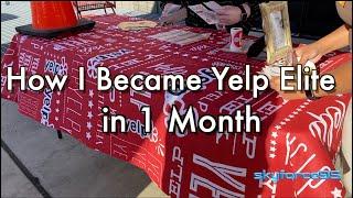 How I Became a Yelp Elite in 1 Month