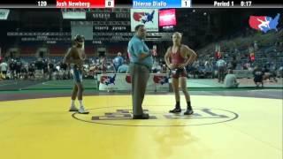 Fargo 2012 120 Round 3: Josh Newberg (Washington) vs. Thierno Diallo (Maryland)