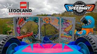 NEW FOR 2024! Minifigure Speedway (Legends) - 4K On-Ride POV |  LEGOLAND Windsor
