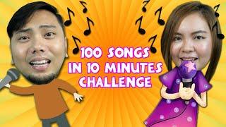 100 SONGS IN 10 MINUTES CHALLENGE I CK and GKAY