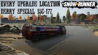 All Of The Upgrade Locations For The New Derry Special 15C-177 SnowRunner Phase 9 Update/DLC