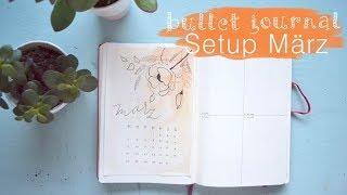 Bullet Journal Setup plan with me März