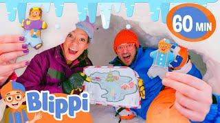 Blippi and Meekah's Very Merry Treasure Hunt - Blippi | Educational Videos for Kids