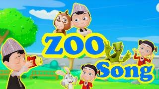 Let's Go To The Zoo चिडियाखाना घुम्न जाऔं | Nepali Rhymes for Kids | बाल गीत | Animal Safari Song