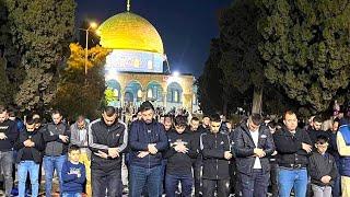 Al Aqsa Mosque 24th dec Fajar prayer ||نفل صلاة الفجر فی المسجد الاقصی المبارک