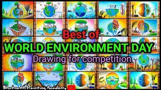 best of environment day drawing for competition||save earth poster drawing competition