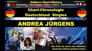 Andrea Jürgens Chart-Chronologie Deutschland Singles