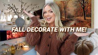 NEW FALL DECORATE WITH ME!  Cozy Vibes Home Decor & Tour 2023
