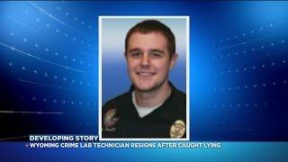 Wyoming crime lab tech resigns after lying