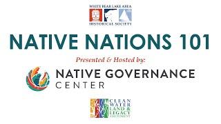 Native Nations 101 Presentation with the Native Governance Center