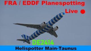 FRA LIVE  Planespotting 18-West Part 1 | Mitch hebt ab! - DE2414 D-ANRG