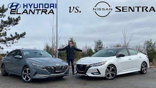 2021 Hyundai Elantra vs Nissan Sentra, that Elantra...