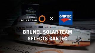 Brunel Solar Team selected Cartec - NUNA 12