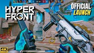 HYPER FRONT - FIRST EXCLUSIVE! LAUNCH GAMEPLAY on 4K 90FPS