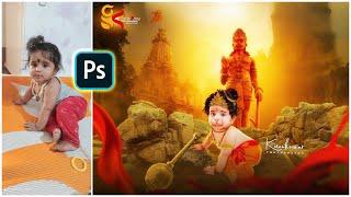 The Making of Photo - Manipulation | God Hanuman | Photoshop  Tutorial | G.K.Digital Photos