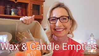 October Wax & Candle Empties #waxmeltingchallenge