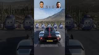 cristiano Ronaldo VS Lionel Messi ( forza horizon 5 ) #shorts