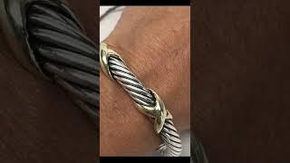 David Yurman FAKE vs REAL Double X 7mm Bracelet: SOLD on Ebay, Poshmark, Mercari.