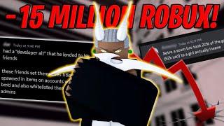 SETRO GAVE 15 MILLION ROBUX TO AN E-GIRL?! Type Soul Head Dev FIRED!